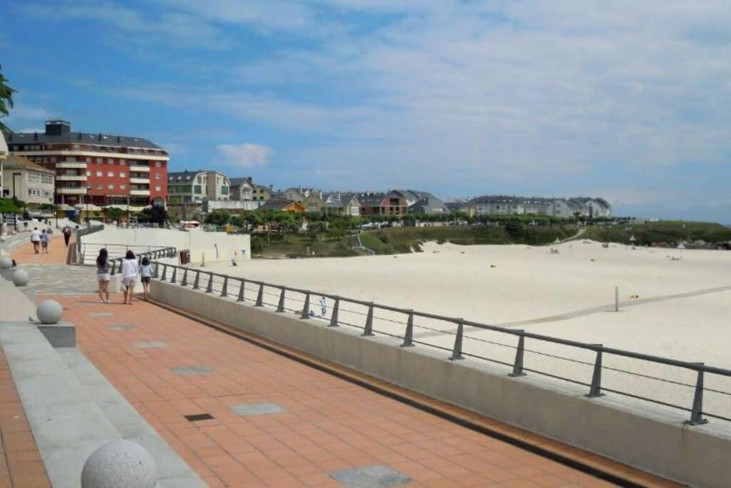 Duplex Con Terraza Playa A Rapadoira Apartment Foz Bagian luar foto